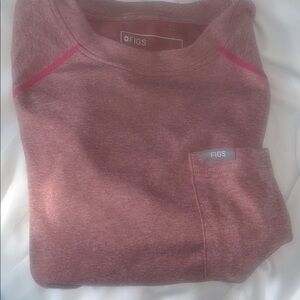 Figs T-shirt Small 
Chalk Pink